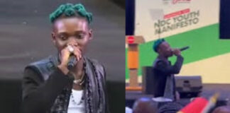 Olive The Boy Shakes The 2024 NDC Youth Manifesto Launch With A Show-Stopping Performance