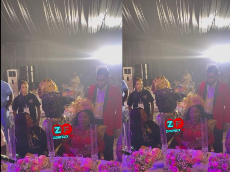VIDEO: Nana Ama McBrown Showers Cash On Maame Dokono At Her 80th Birthday Celebration