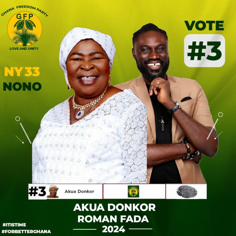 Roman Fada Confirms His Readiness To Be GFP Flagbearer After Akua Donkor’s Death
