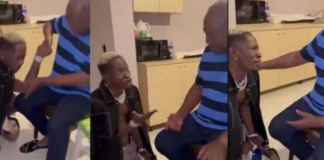 Shatta Wale goes on his knees again to beg John Mahama (Video) Shatta Wale