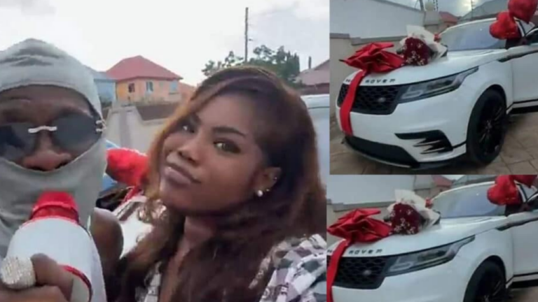 Shatta Wale buys a brand new Range Rover Velar for his girlfriend Maali