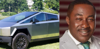 Dr Osei Kwame Despite becomes the first Tesla Cyber Truck owner in Ghana Despite