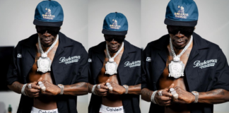 Ghanaians troll Shatta Wale for weraring a fake underwear