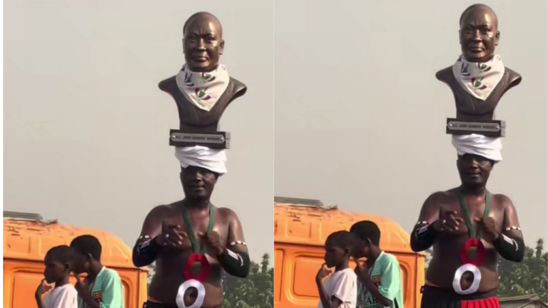 Ghanaians chide Appiah stadium for undressing to campaign for John Mahama