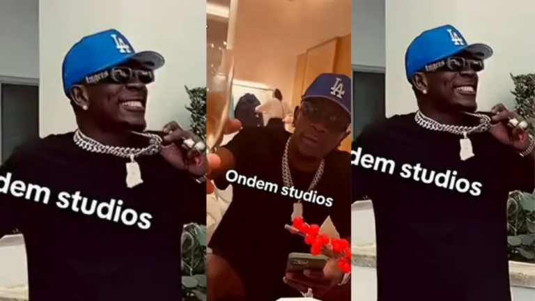 Shatta Wale chills with his friends in the US ahead of his show in Jamaica