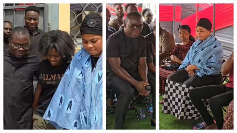 Video: Prophet Prince Osei Mourns With Empress Gifty Following Her Mother’s Death