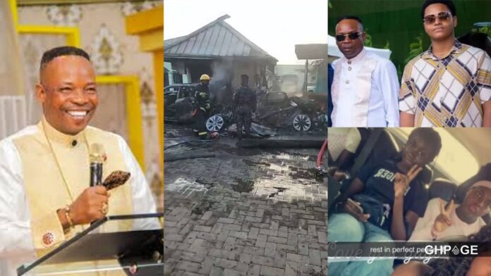 Salifu-Amoako-with-son-and-accident-victims-1 Salifu Amoako