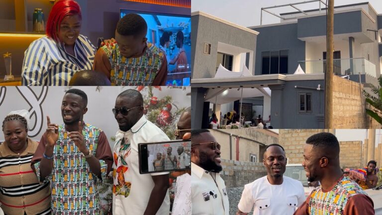 VIDEO: Kwaku Manu Organizes Grand Party To Unveil His New House