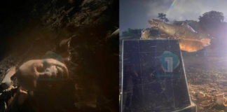 Akufo-Addo’s statue at the Effia-Nkwanta Regional Hospital in Sekondi vandalized