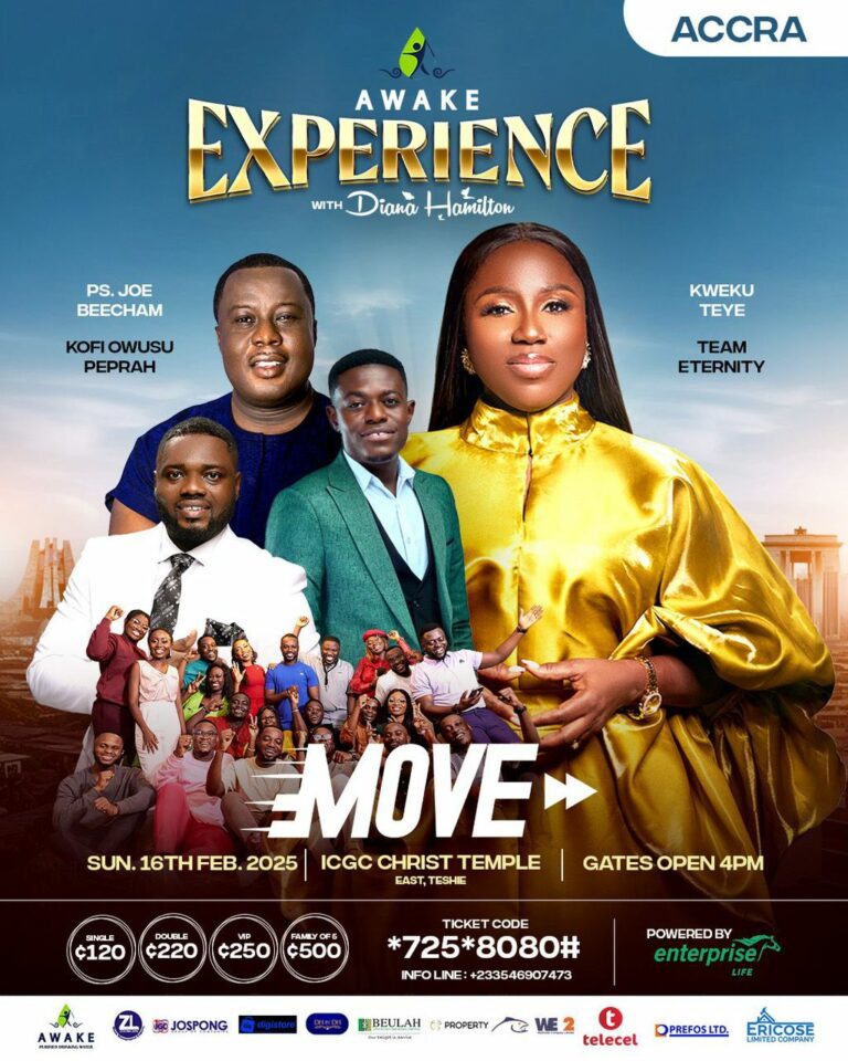 Diana Hamilton To Kick-Off 2025 Awake Experience In Accra, Kumasi And Sunyani