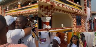 Lilwin Honours His Mother With A New 12 Bedroom House On Her 80th Birthday