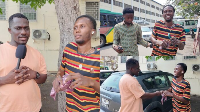 Enoch Eshun - University of Cape Coast student who cannot sit