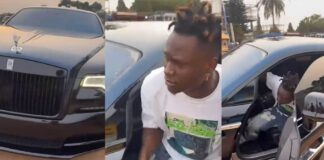 Video of Jay Bhad cruising in a Rolls Royce gets Ghanaians talking