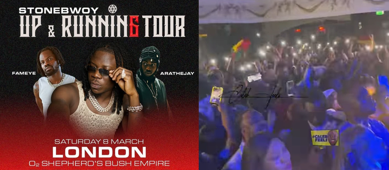 VIDEO: Stonebwoy Fills O2 Shepherd’s Bush Empire For “Up & Running Tour” Amid Doubts