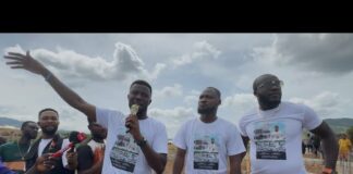 Top Stars Join Kwaku Manu As He Launches His KM Golden Estate In Obuasi – Watch Video