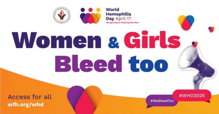 Women and Girls Bleed Too: Shining the Light on Haemophilia and Bleeding Disorders in Women and Girls.