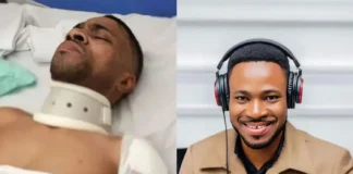 Kofi Adomah publilcy reveals he can now see