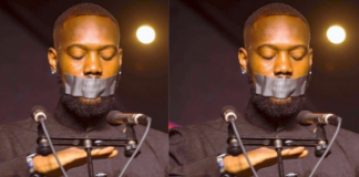 Tulenkey explains why he taped his mouth at 26th TGMAs