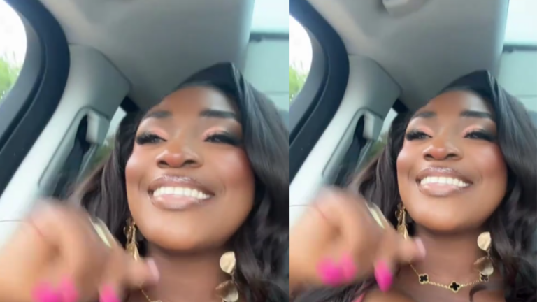 Watch as Emelia Brobbey dazzles in a new video and drives on the streets of UK