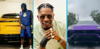 Shatta Wale Fires Back at Fan Over Claims of Repainting His Lamborghini Urus