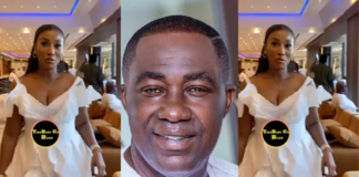 Dr Osei Kwame Despite’s wife stuns in beautiful white dress