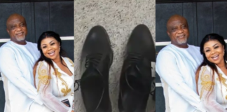 Hopeson Adorye happily flaunts Zara shoe gift from Empress Gifty