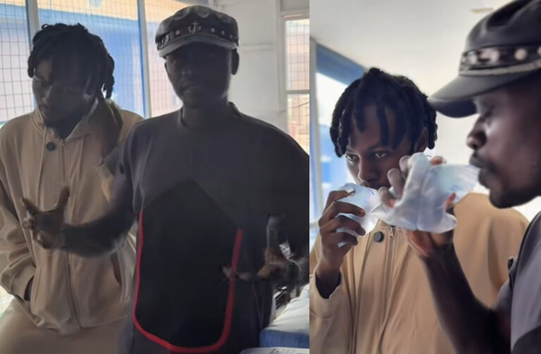 Lilwin Endorses Kweku Flick’s New Water Brand ‘Pointed Ice’ – Watch Video