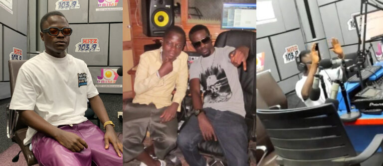 Awal Kneels To Apologize To Sarkodie As He Pleads For Comeback – Watch Video