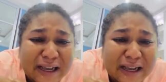 Actress Xandy Kamel Weeps Bitterly After Her Newly Released Movie Was Shown On A Ghanaian TV Station Without Authorization – Watch Video