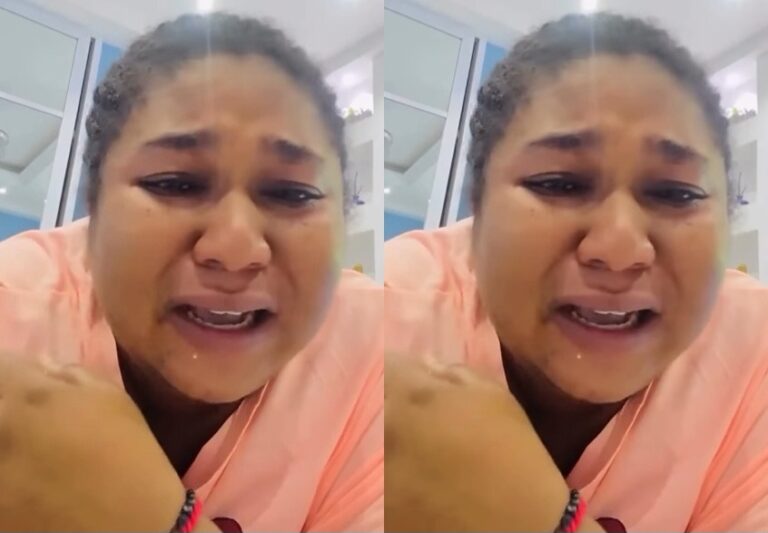 Actress Xandy Kamel Weeps Bitterly After Her Newly Released Movie Was Shown On A Ghanaian TV Station Without Authorization – Watch Video