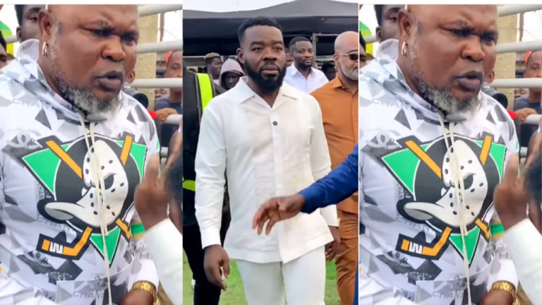 Video of Bukom Banku begging Richard Nii Armah Quaye for money trends