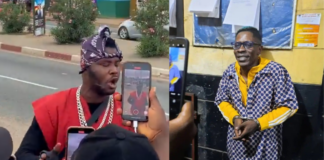 Shatta Wale’s fans storm the forefront of EOCO to demand the release of the musician