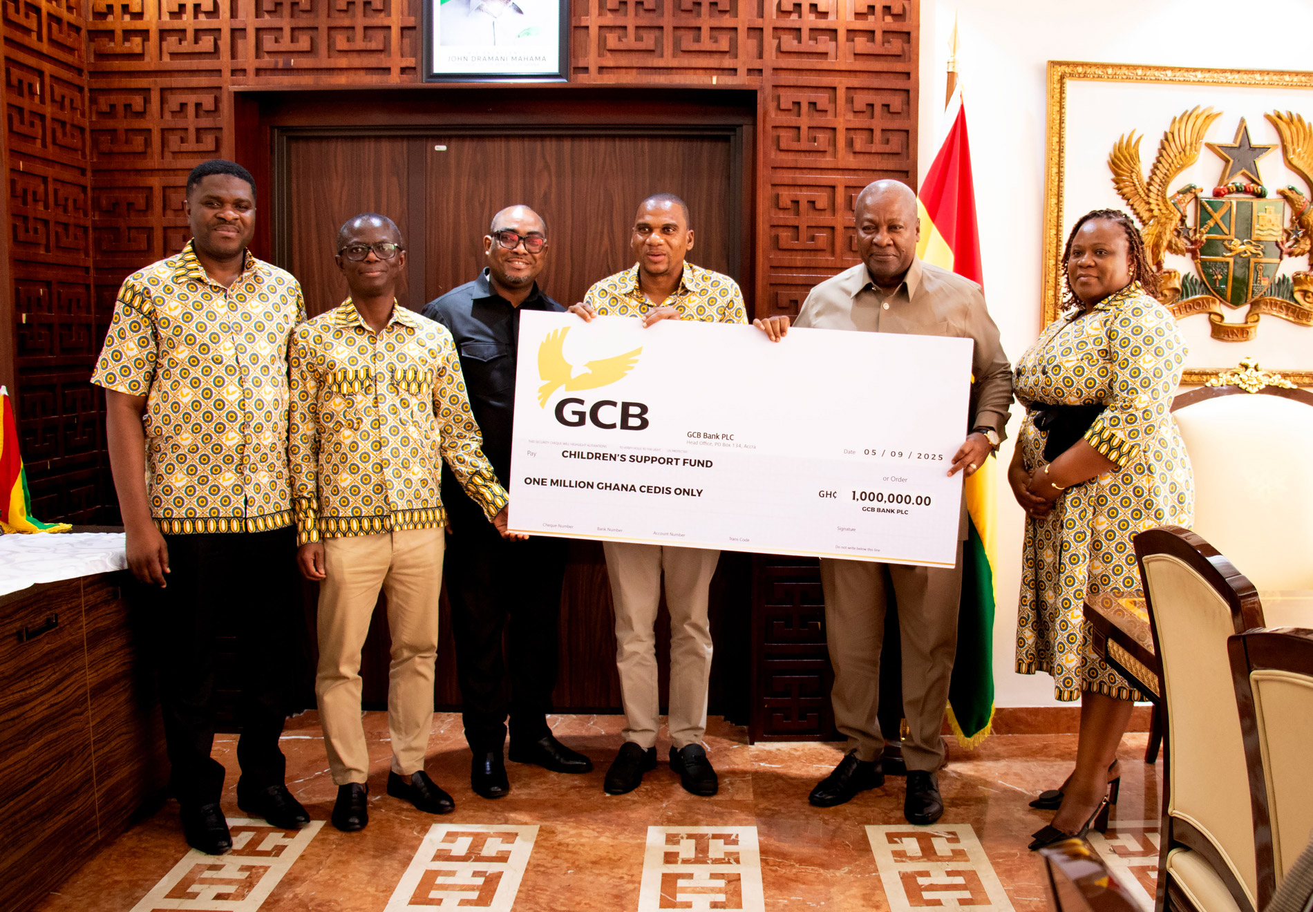 GCB Bank Donates One Million Ghana Cedis To Support Children of The Gallant Eight