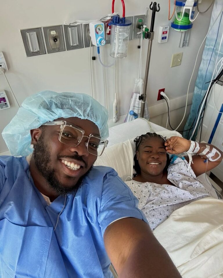 Kay Verli Shares Adorable Video Of The Moment He Surprised Asantewaa When She Was About To Deliver In USA Online