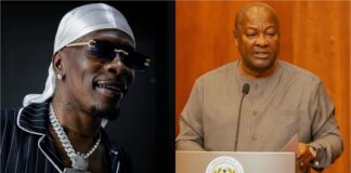 President Mahama Spotted Singing Shatta Wale’s “Mahama Paper” Word For Word At His Son’s Boxing Event – Watch Video