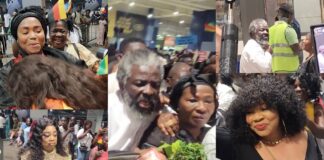 Akosua Serwaa Expresses Gratitude To Fans And Team Legal Wives After Her Return Akosua Serwaa arives in Ghana