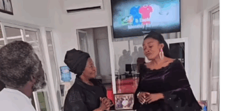 Diana Asamoah Consoles Daddy Lumba’s First Wife, Akosua Serwaa, In An Emotional Video