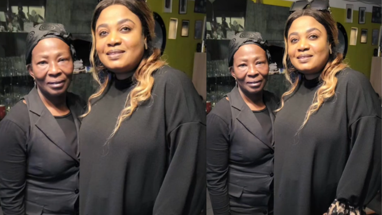 Daddy Lumba’s First Wife, Akosua Serwaa Spotted Bonding With Fans in Germany Weeks After Hubby’s Burial