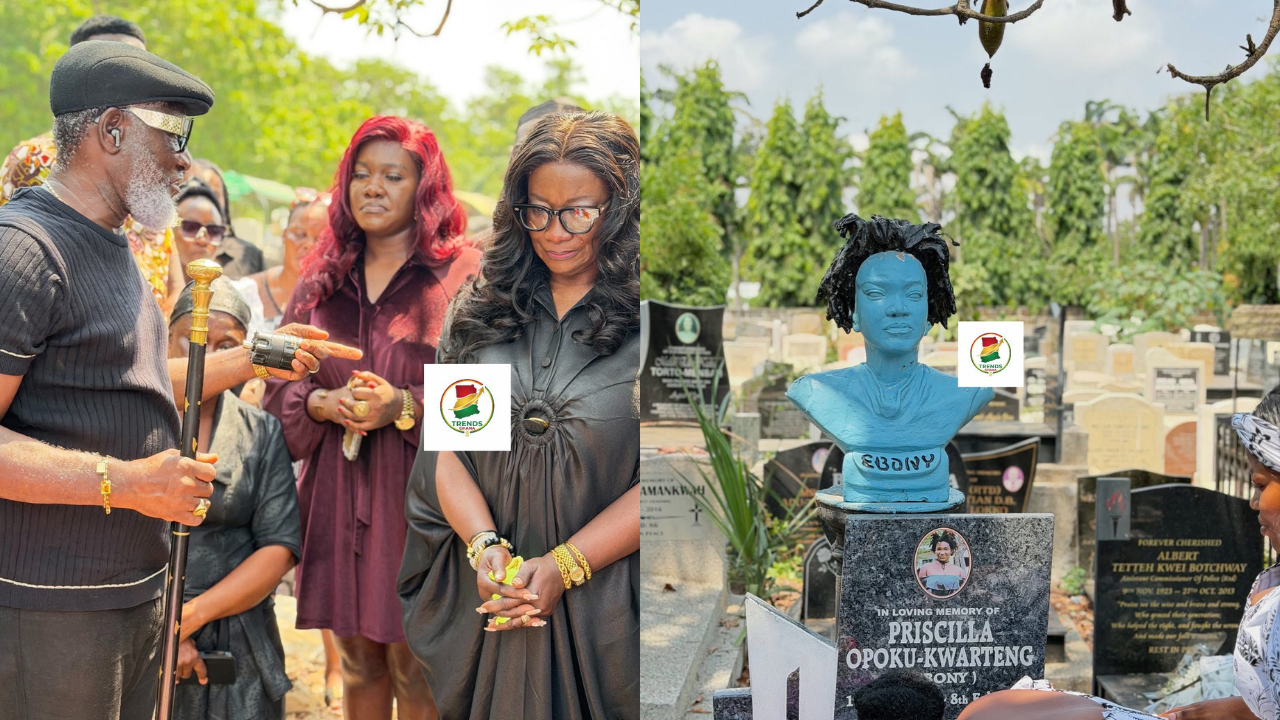 Ebony Reigns’ Family Visits Her Tomb To Mark Her 8th Anniversary