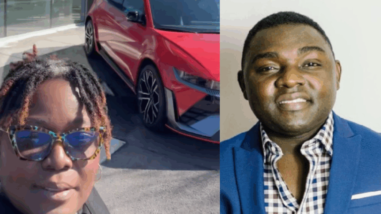 Nana Yaa Brefo Shares Video At Alexandria Hyundai To Take Delivery Of Car Gift from Kevin Taylor