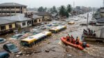 Greater Accra Region Floods: Homes submerged, residents trapped as roads are blocked