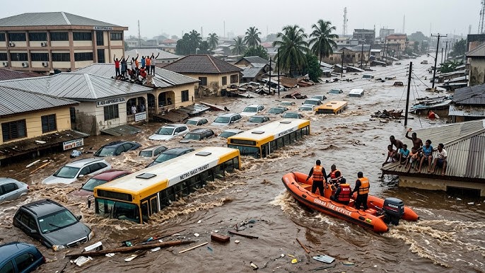 Greater Accra Region Floods: Homes submerged, residents trapped as roads are blocked
