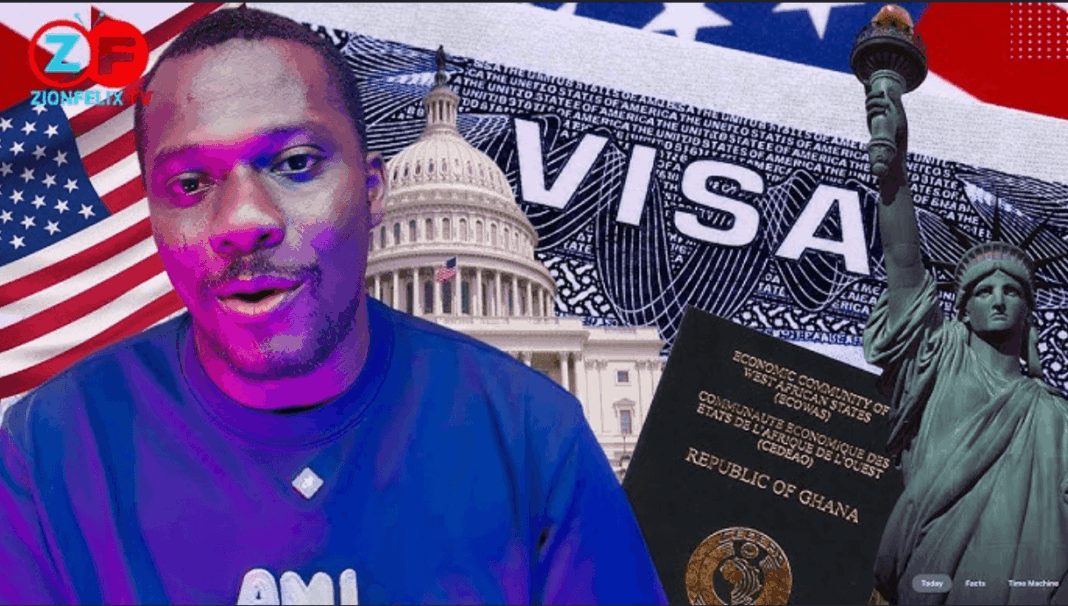 How Zionfelix Got His U.S. Visa: The Visa That Changed Everything & My Journey To America